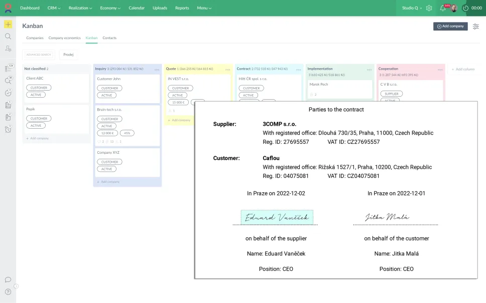 Automate business processes