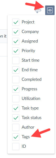 Tag columns