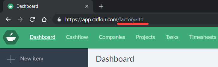 New task or projects - address